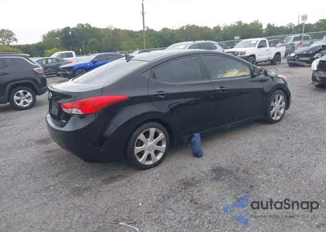 2011 Hyundai Elantra Limited (Ulsan Plant) from USA, damaged, VIN KMHDH4AE4BU154598